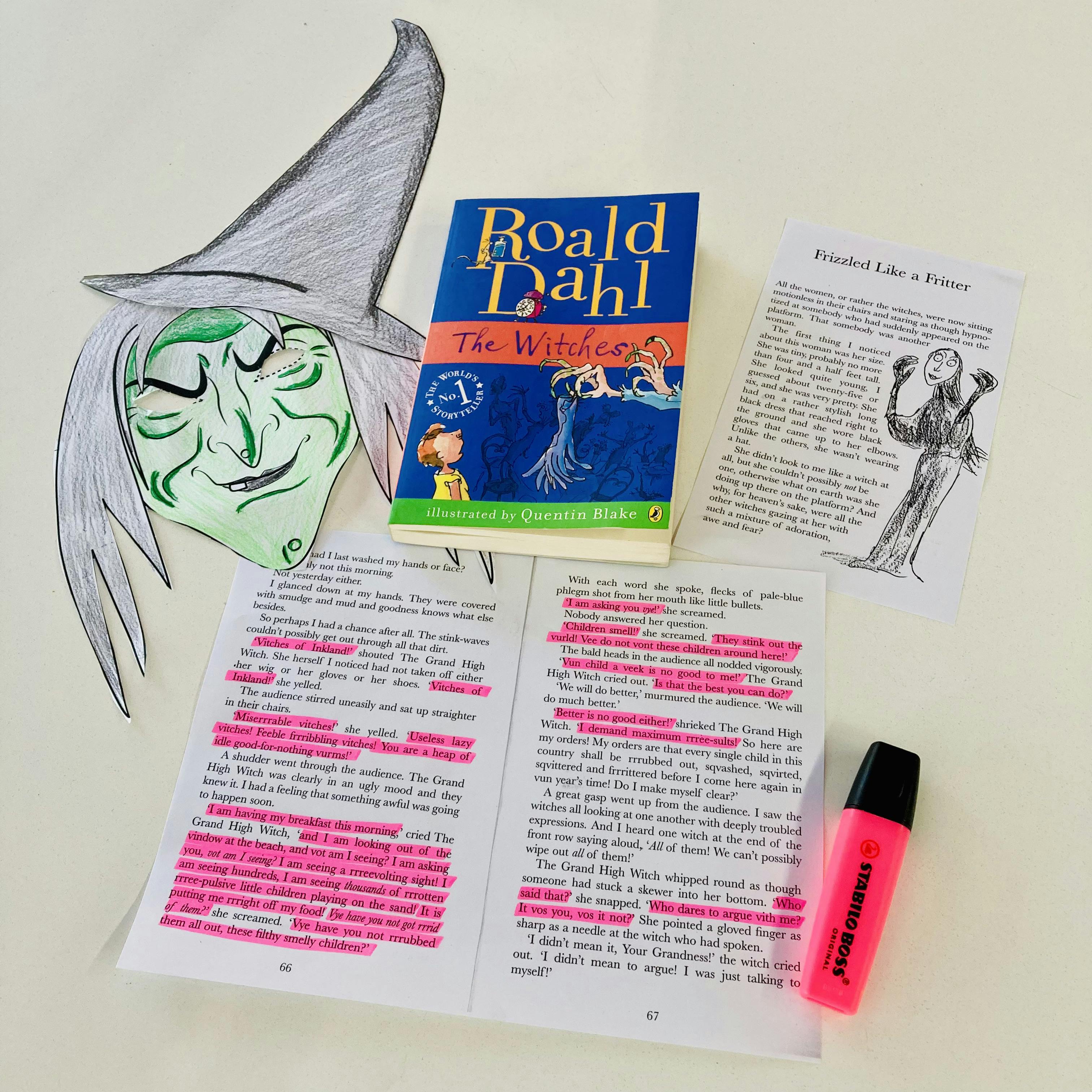 Using Expression With Roald Dahl Characters - The Witches
